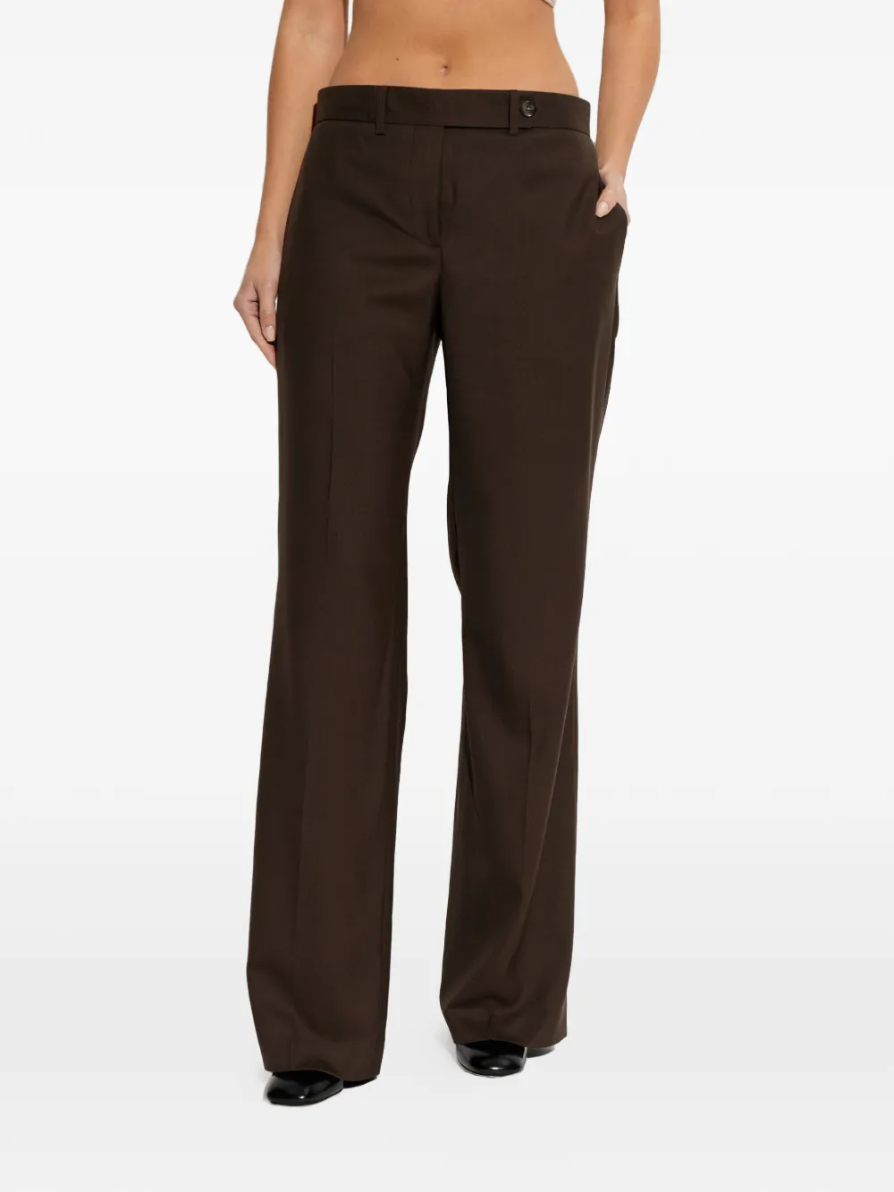  Paul Smith Button Trousers - Brown 