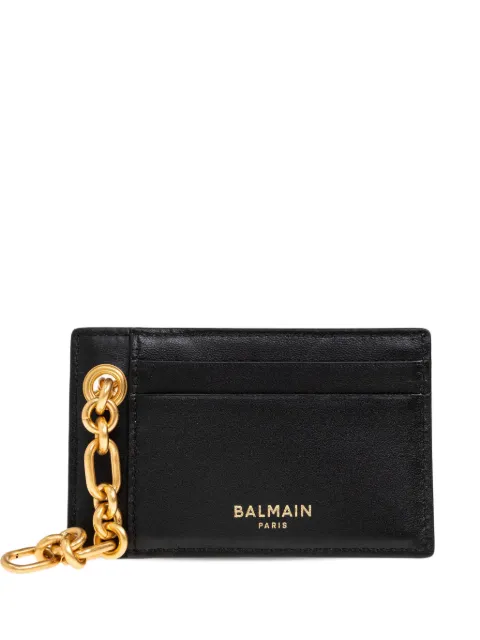 Balmain chain-detail card holder