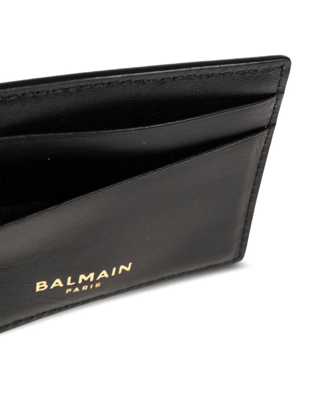 Balmain Pasjeshouder met kettingdetail Zwart