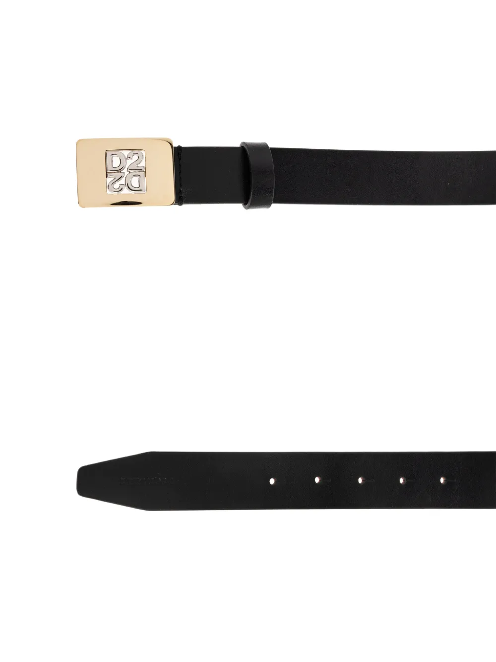 DSQUARED2 Riem met logogesp Zwart