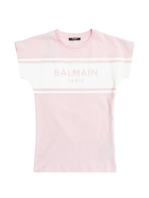Balmain Kids logo-print dress