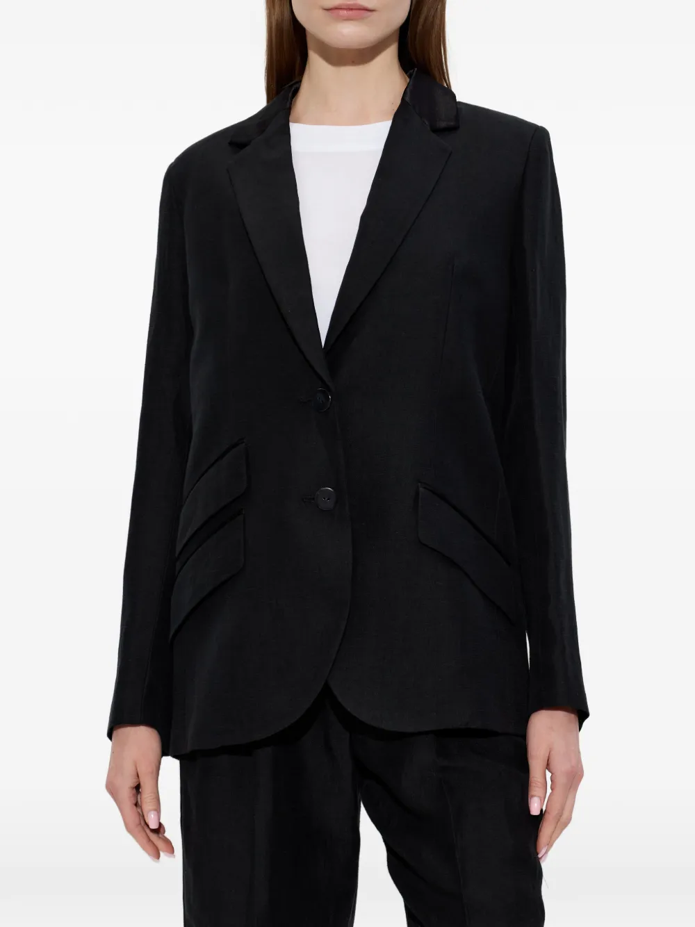  Ps Paul Smith Notched-lapel Blazer - Black 