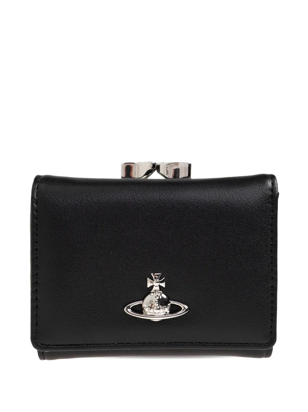 Vivienne Westwood orb clasp wallet - Nero