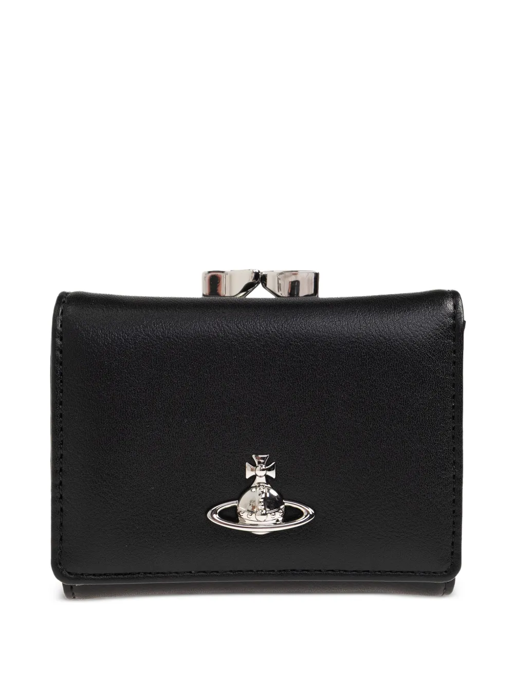 Vivienne Westwood orb clasp wallet - Nero