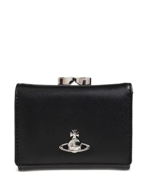小物 Vivienne Westwood Orb Polka Dot Wallet Vivienne Westwood Orb Detail Wallet | Black | FARFETCH SG