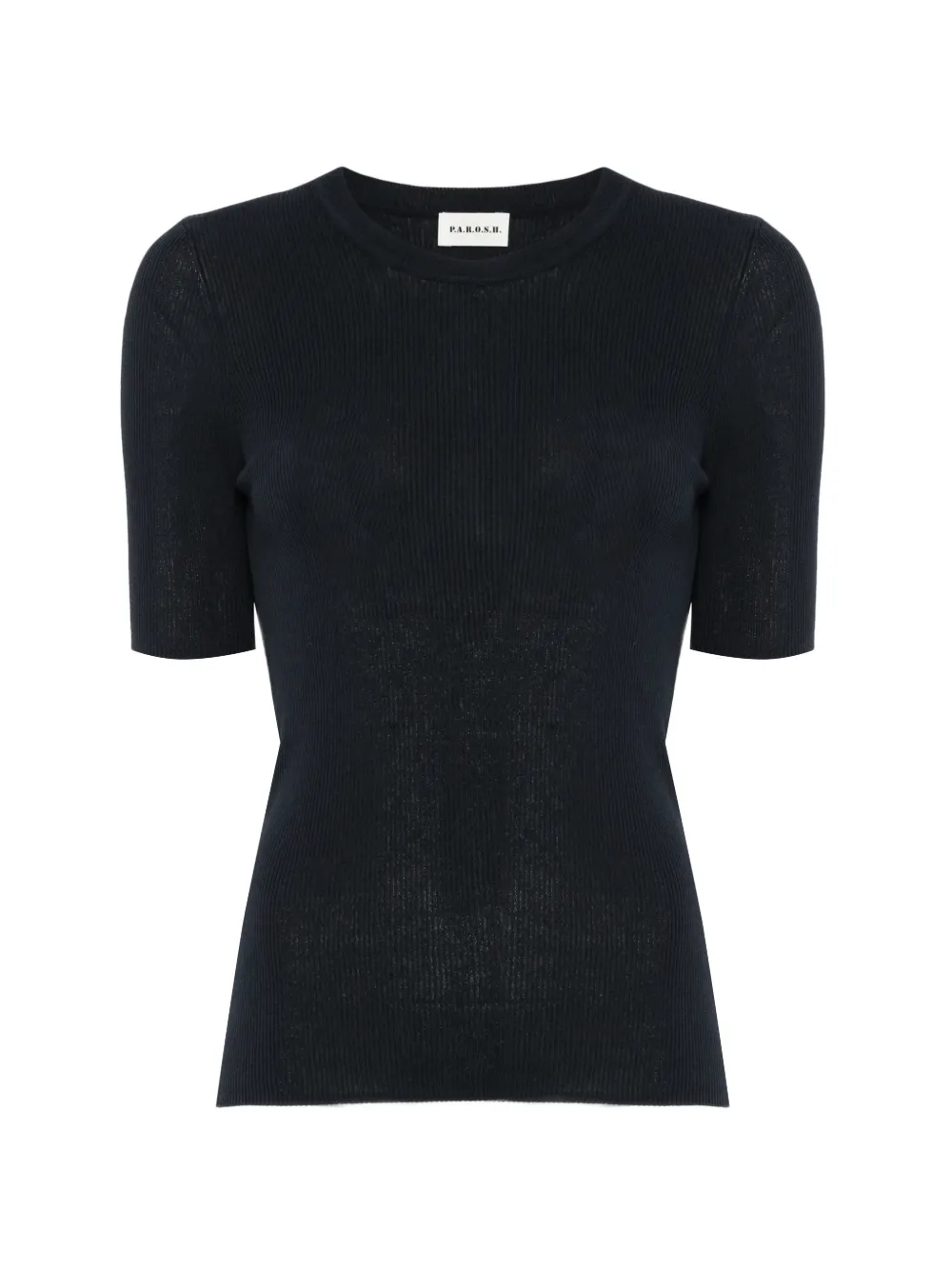 P.A.R.O.S.H. ribbed short-sleeve T-shirt - Blu