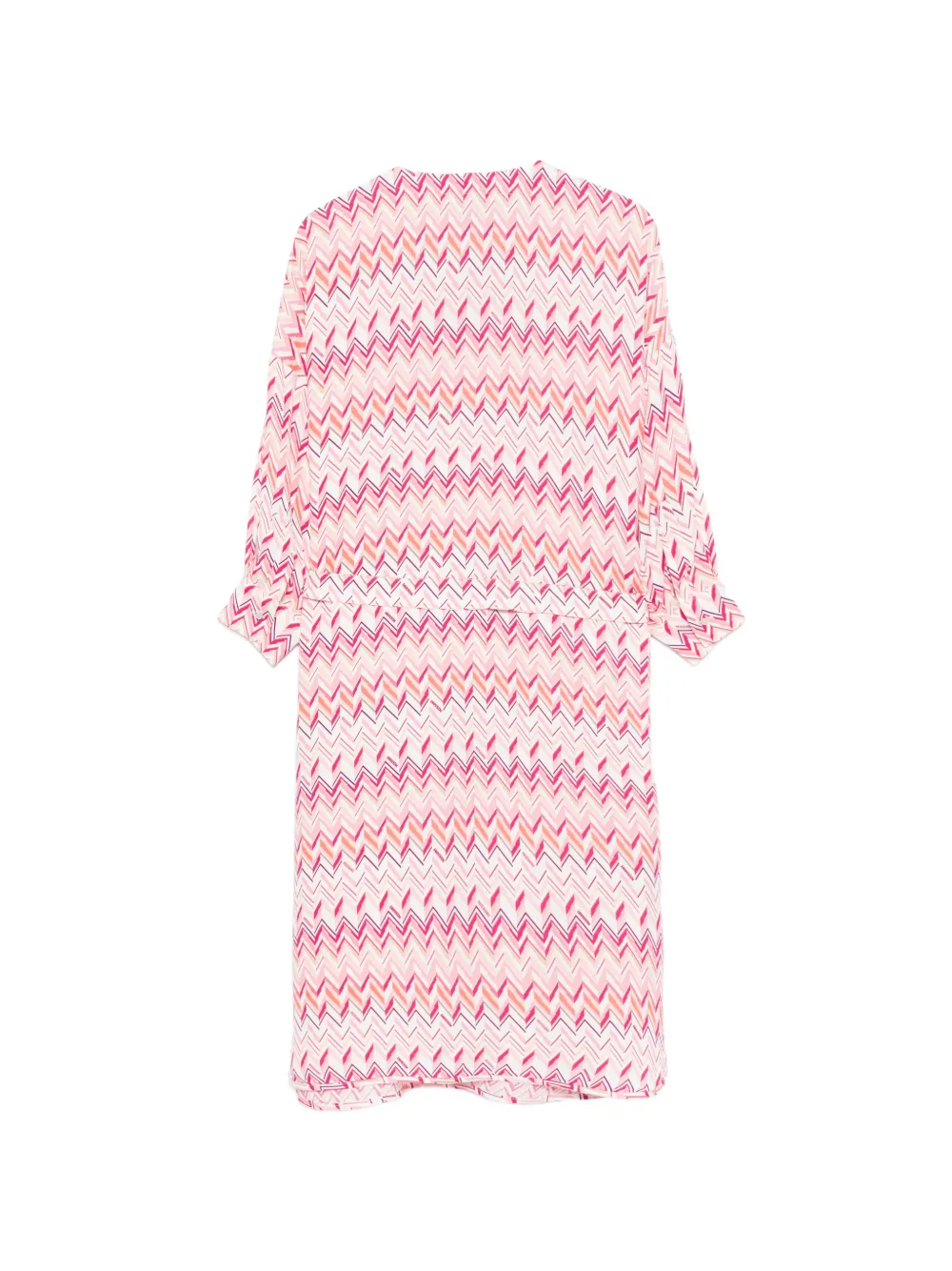 Missoni Kids Jurk met chevron streep Wit