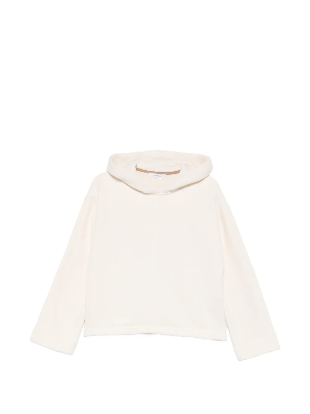 Max Mara logo-embroidered hoodie - Toni neutri