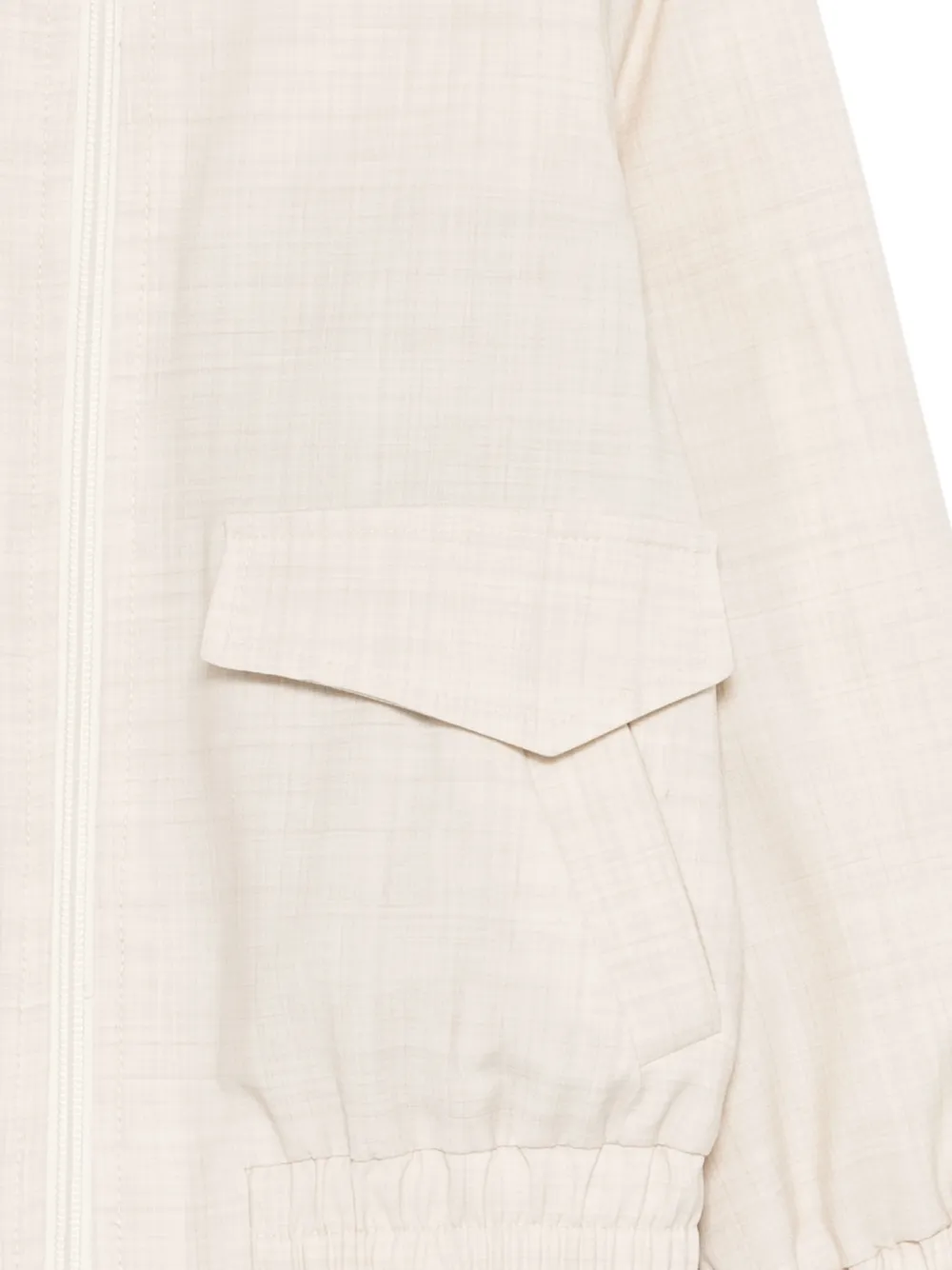  Eleventy Kids Flap Pocket Jacket - Neutrals 