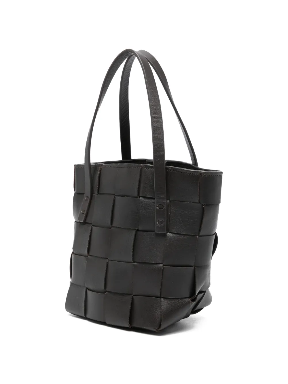  P.a.r.o.s.h. Leather Tote Bag - Brown 
