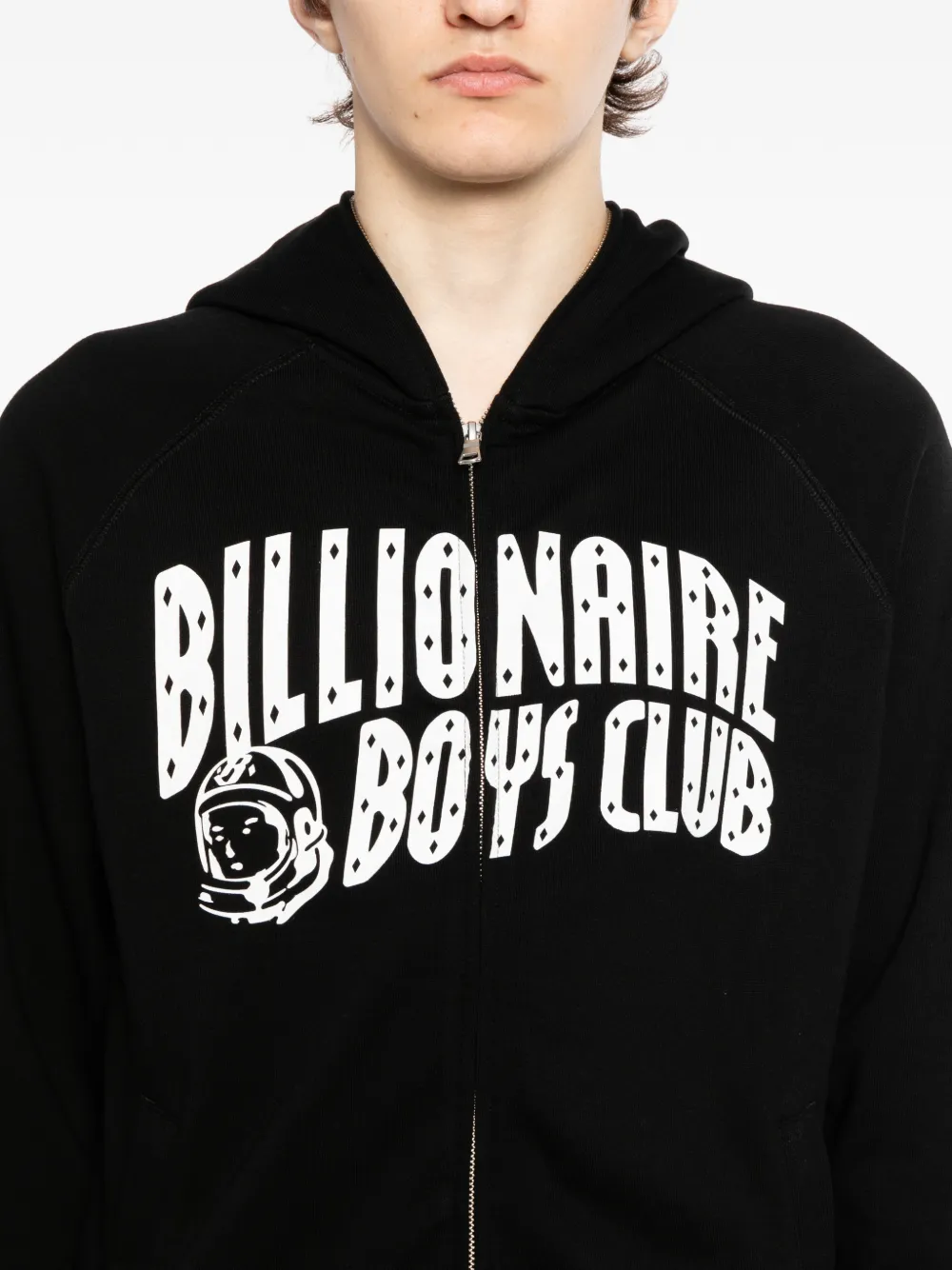 Billionaire Boys Club Arch hoodie met rits Zwart