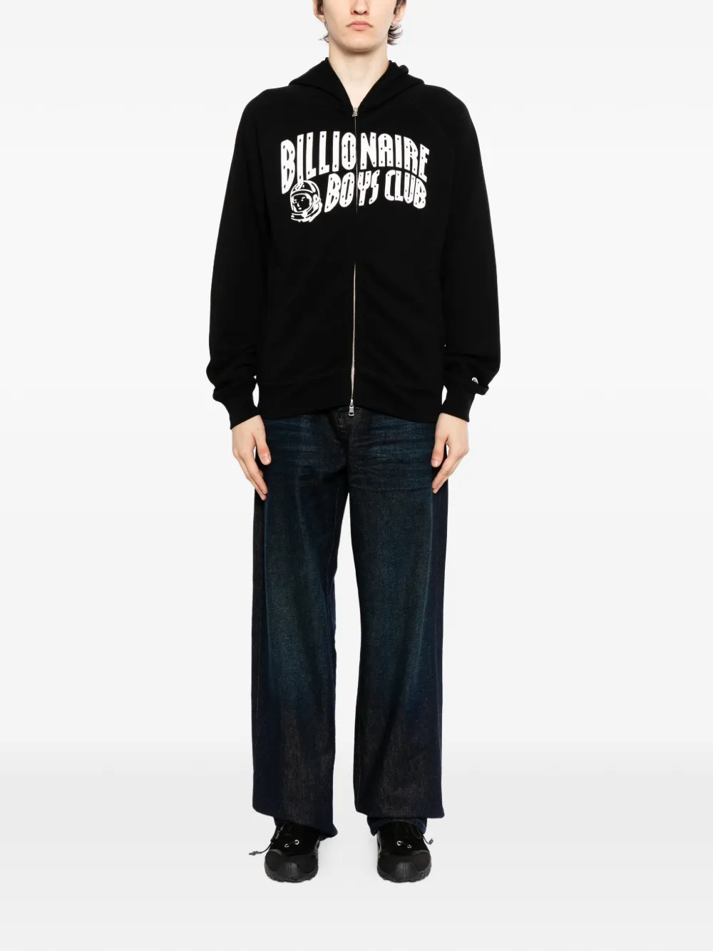 Billionaire Boys Club Arch hoodie met rits Zwart