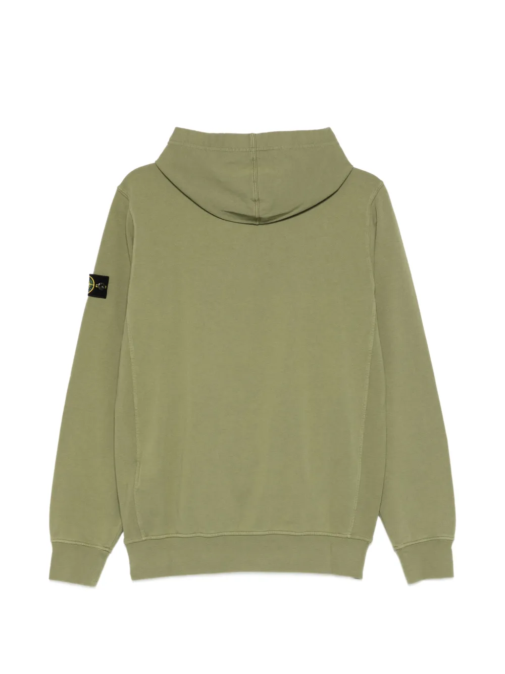 Stone Island Junior Hoodie met logopatch Groen