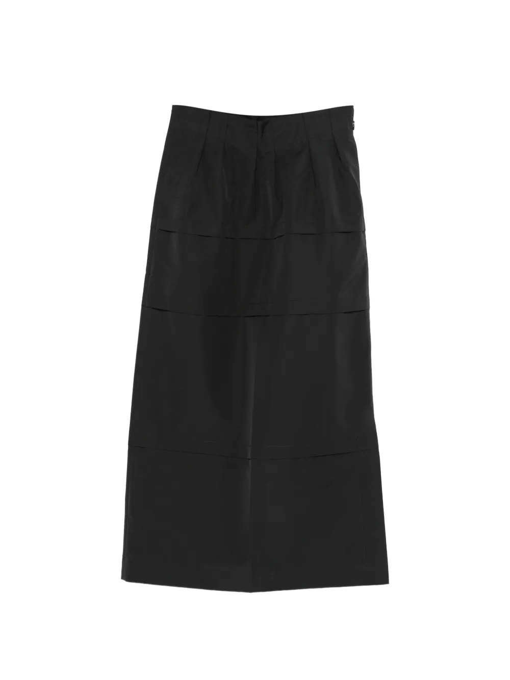 LITKOVSKA tiered midi skirt - Nero