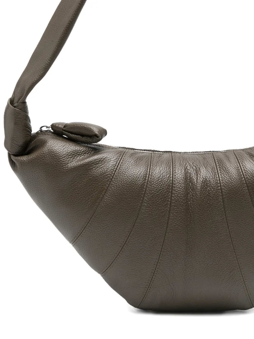 LEMAIRE Croissant medium schoudertas met geknoopt detail Groen