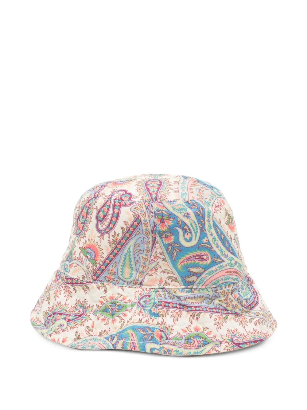  Etro Kids Paisley Embroidered Bucket Hat - Neutrals 