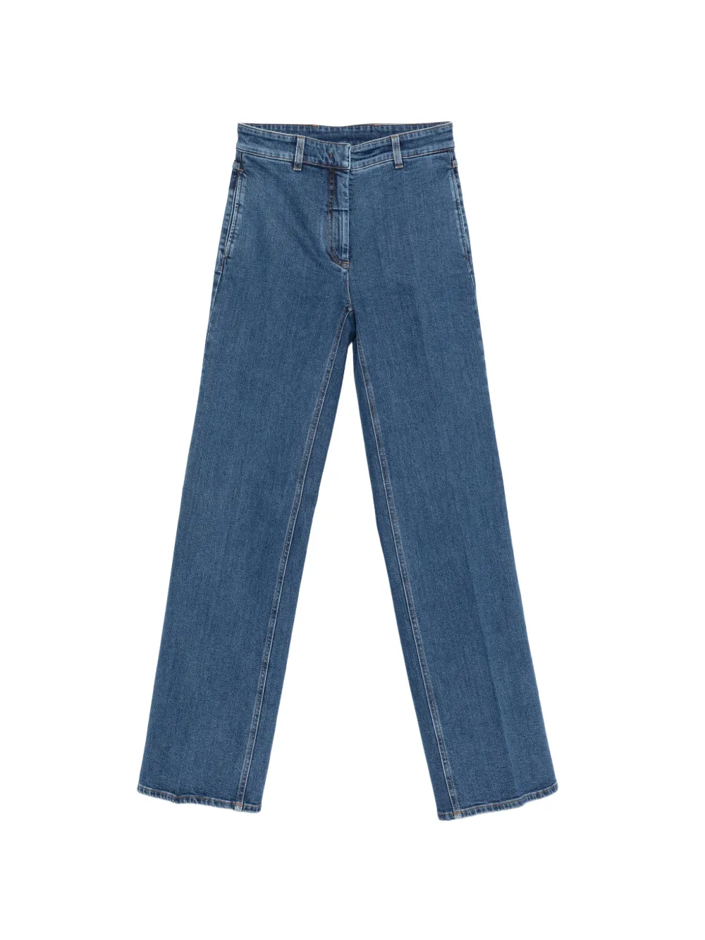 Nº21 logo-patch jeans - Blu