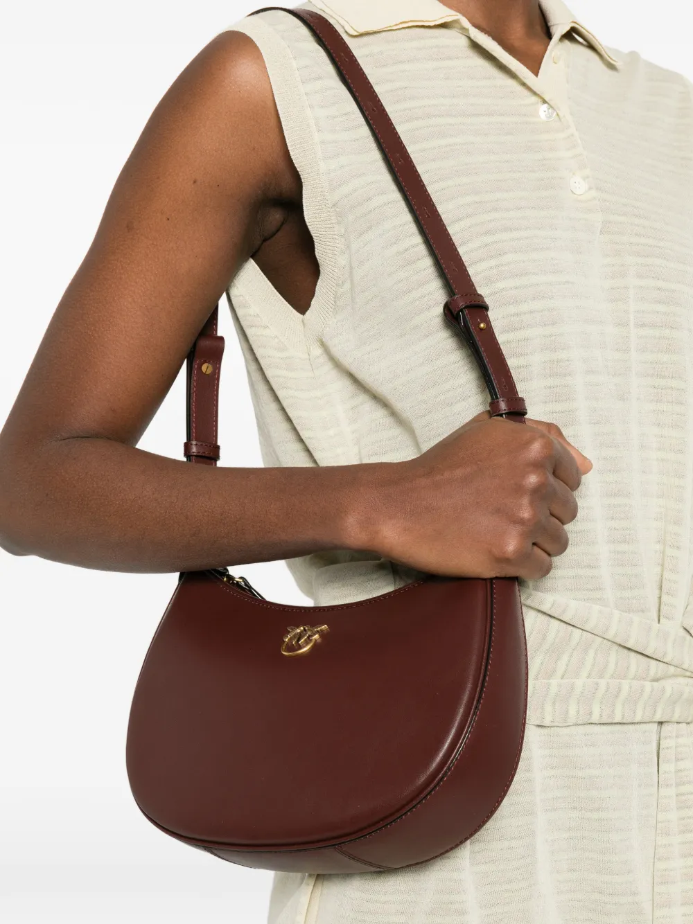 PINKO small Love shoulder bag - Rood