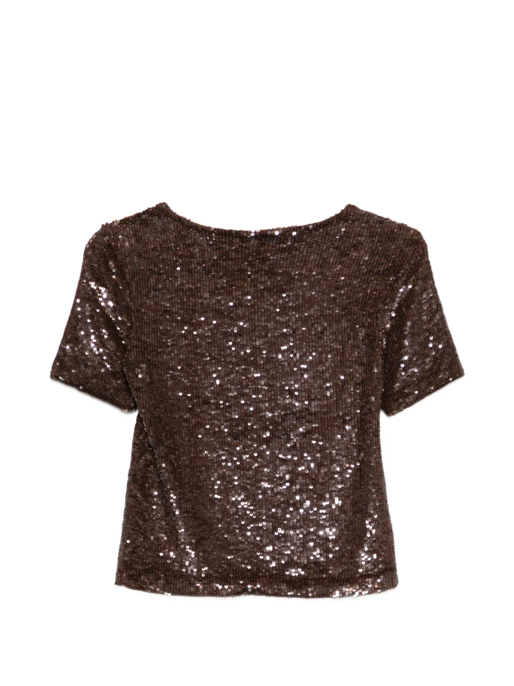  P.a.r.o.s.h. Sequin-embellishment Blouse - Brown 