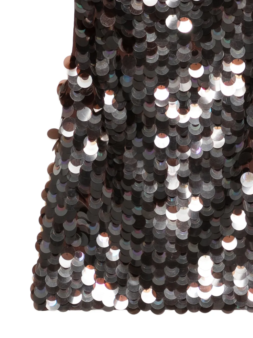  P.a.r.o.s.h. Sequin Straps Top - Brown 