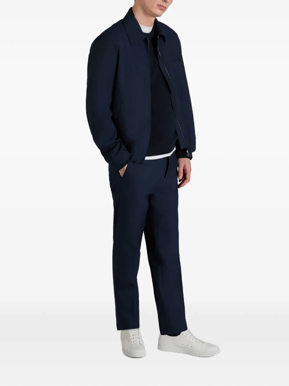 Slowear pleated trousers - Blauw