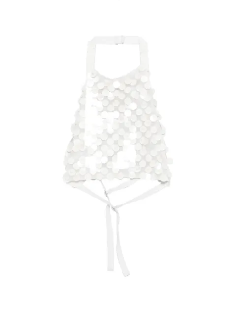 P.A.R.O.S.H. sequin-appliqué top