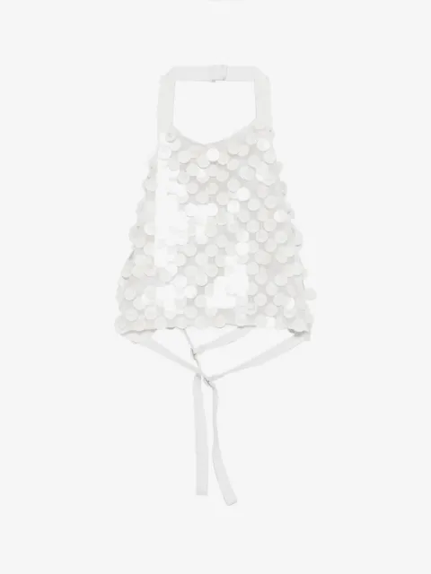 P.A.R.O.S.H. sequin-appliqué top