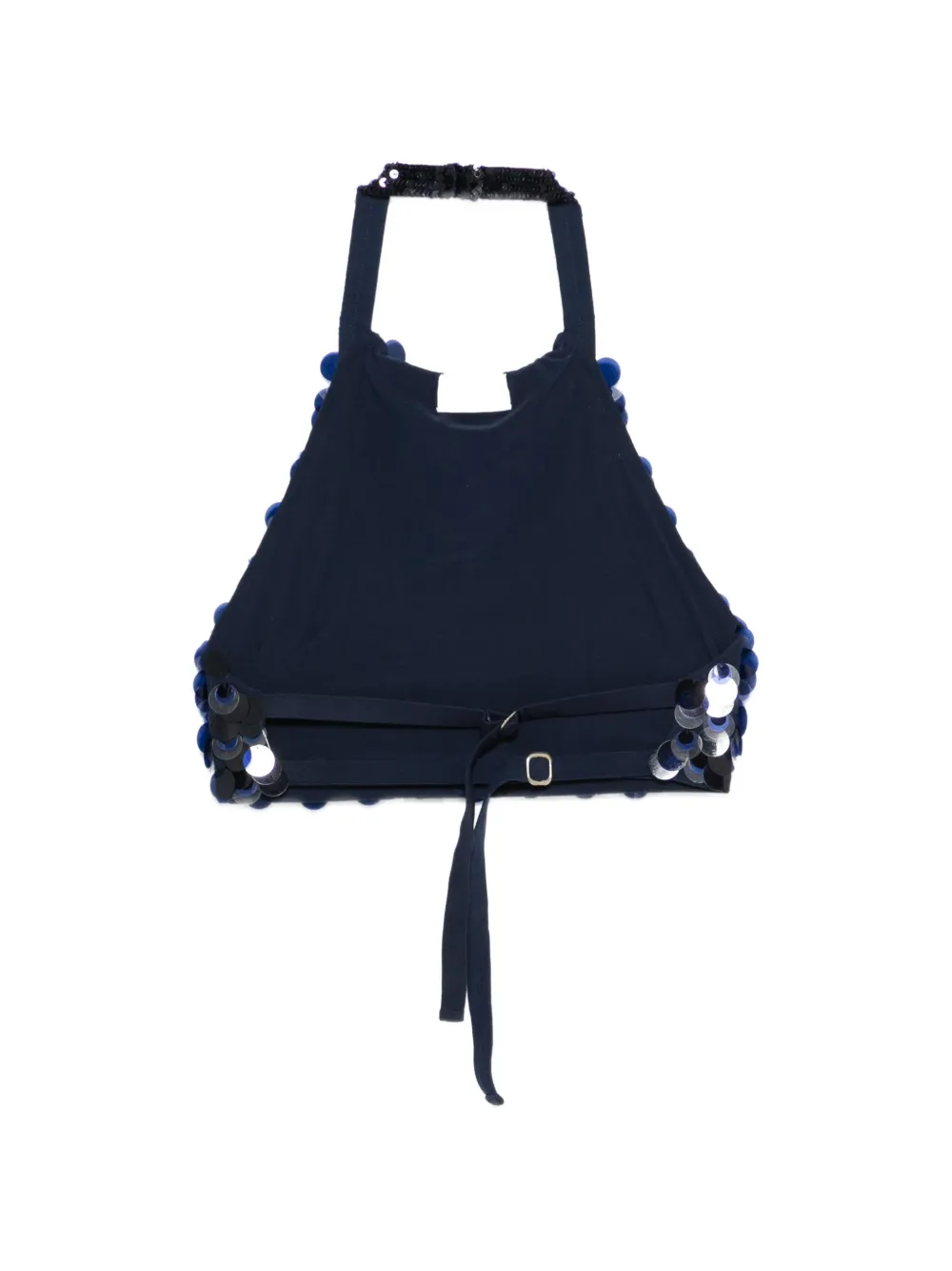  P.a.r.o.s.h. Sequin-embellished Top - Blue 