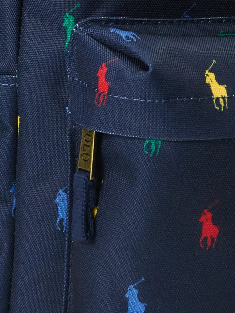 POLO RALPH LAUREN KIDS Rugzak met logo en rits Blauw