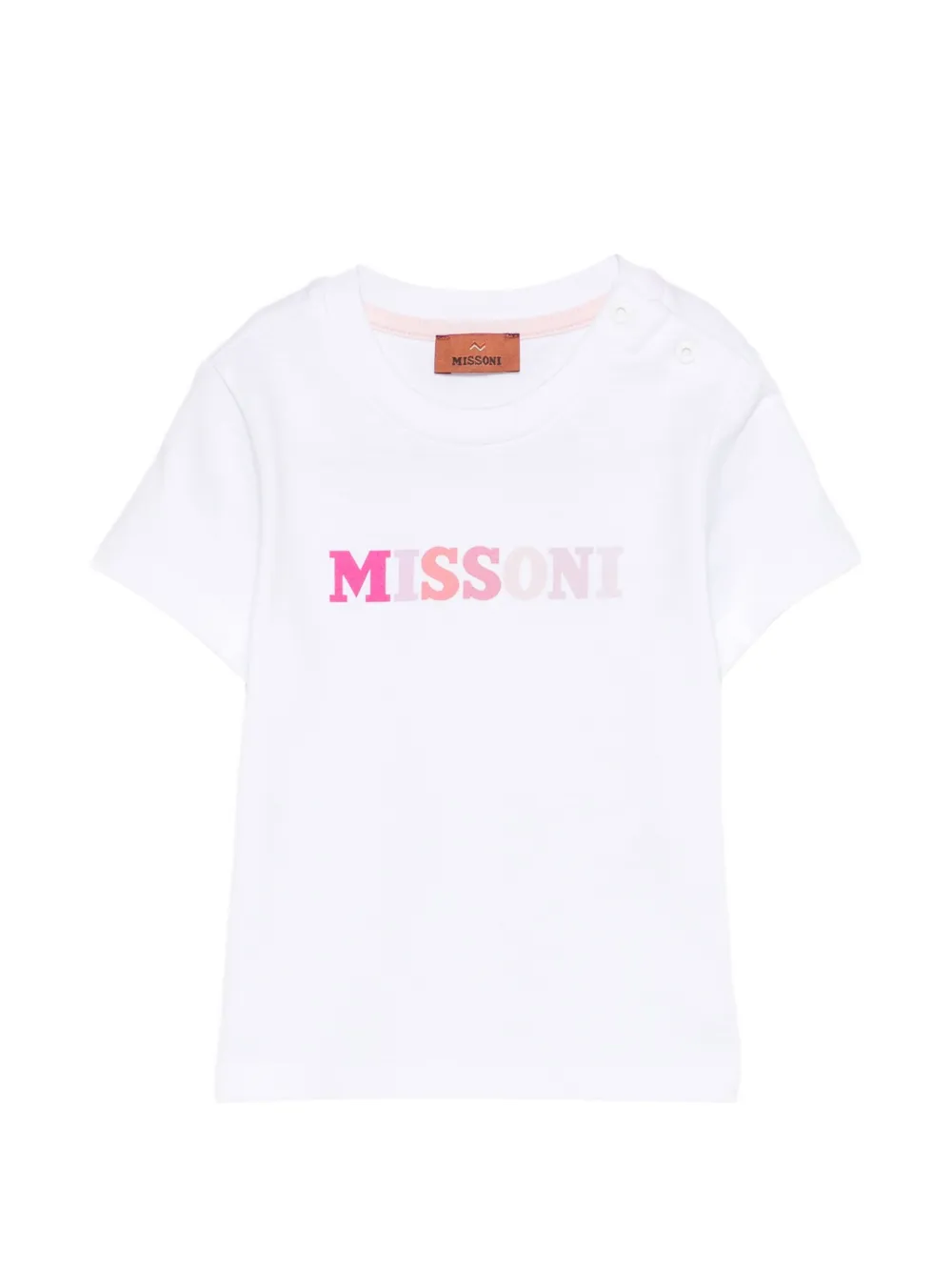 Missoni Kids logo T-shirt - Bianco