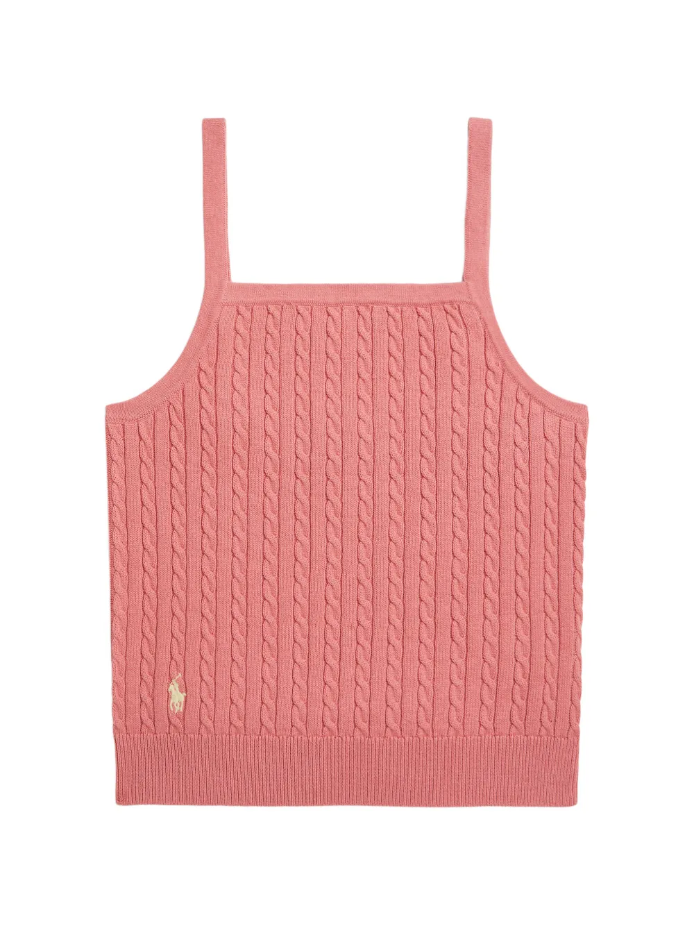 POLO RALPH LAUREN KIDS Top in maglia - Rosa
