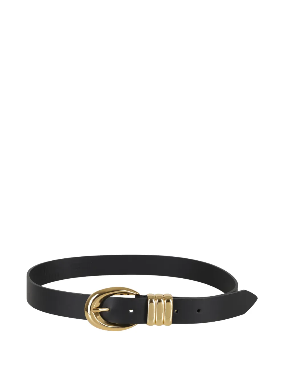 Federica Tosi Emily leather belt - Zwart