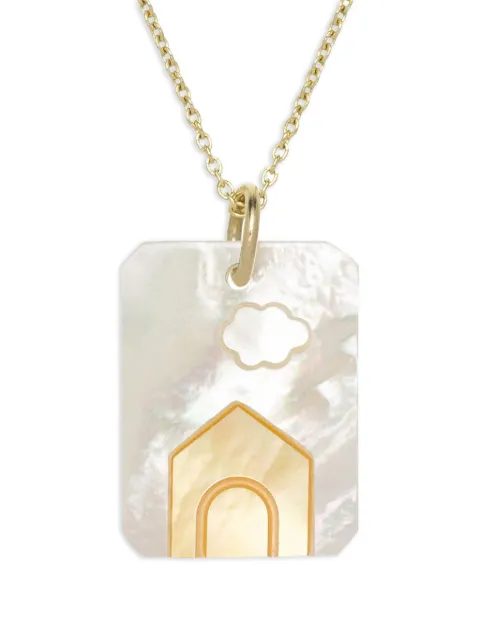 Aliita Cloud House Pendant Necklace