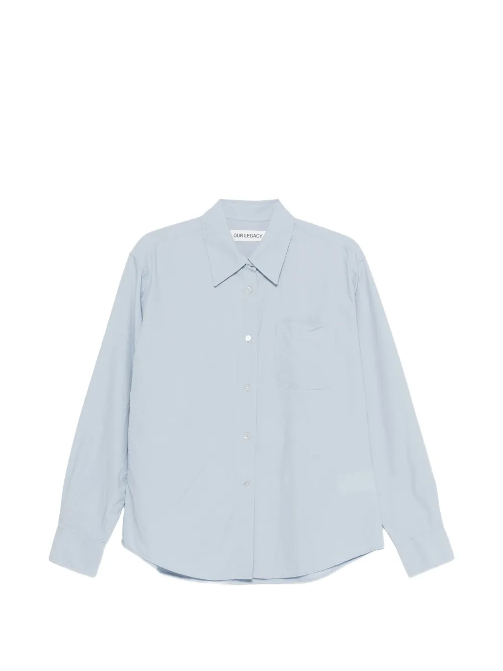 OUR LEGACY Forever patch-pocket shirt - Blu