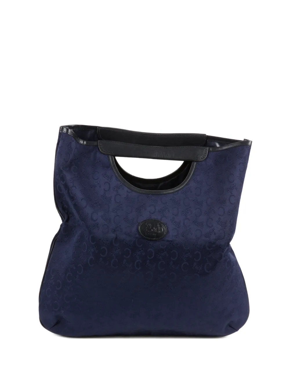 Celine Pre-Owned 1980s caleche canvas tote bag - Blu