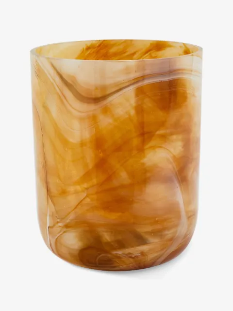 POLSPOTTEN medium marbled-glass vase