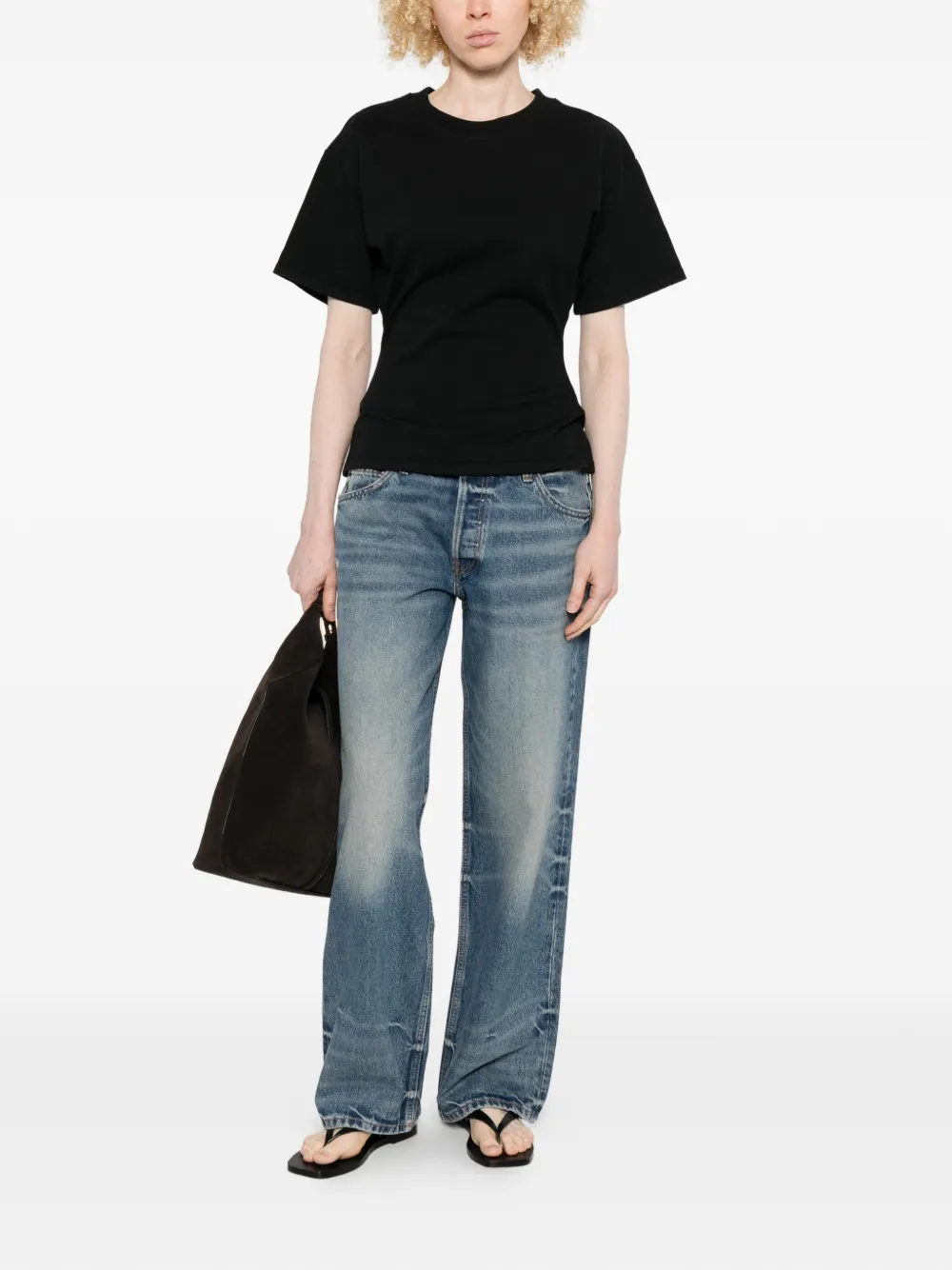  Eb Denim Camiseta Eeero - Negro 