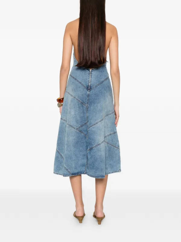 eb denim dress Madeo Cowl Neck Dress Black
