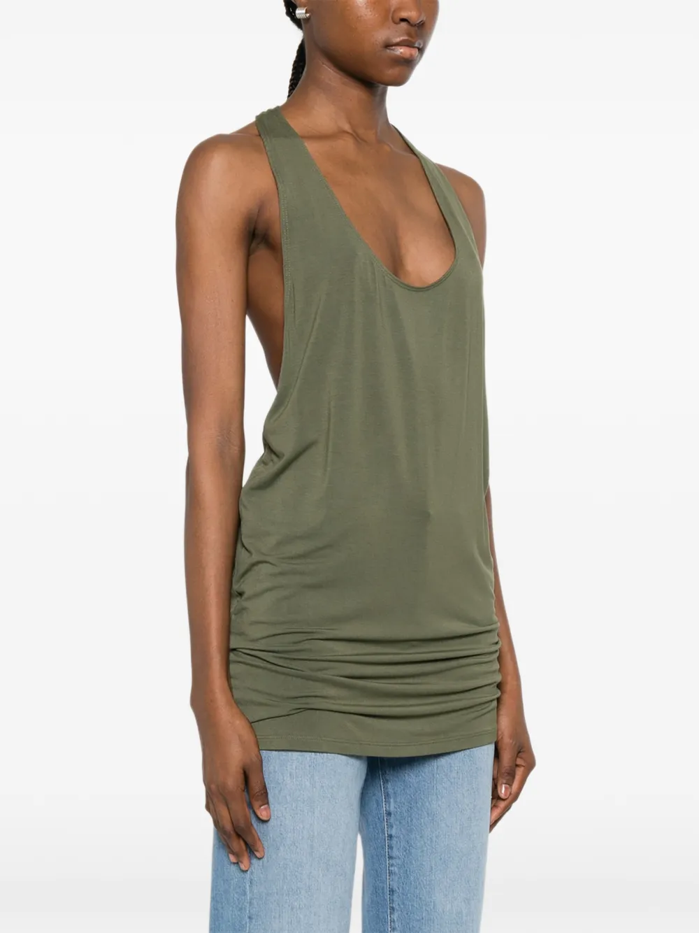  Eb Denim Vestido Valley Corto - Verde 