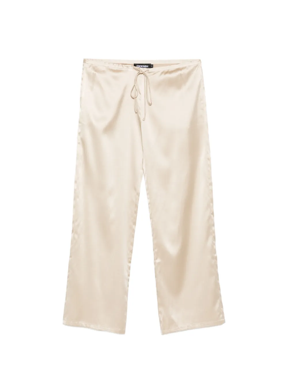EB Denim Wren palazzo broek met trekkoord Beige
