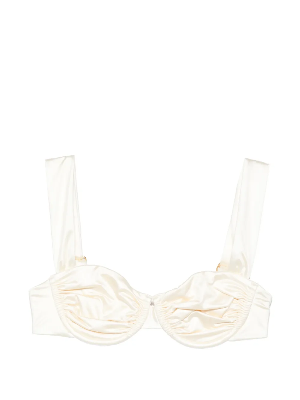 MONTCE x Elsa Hosk Bella adjustable-strap bikini top - Toni neutri