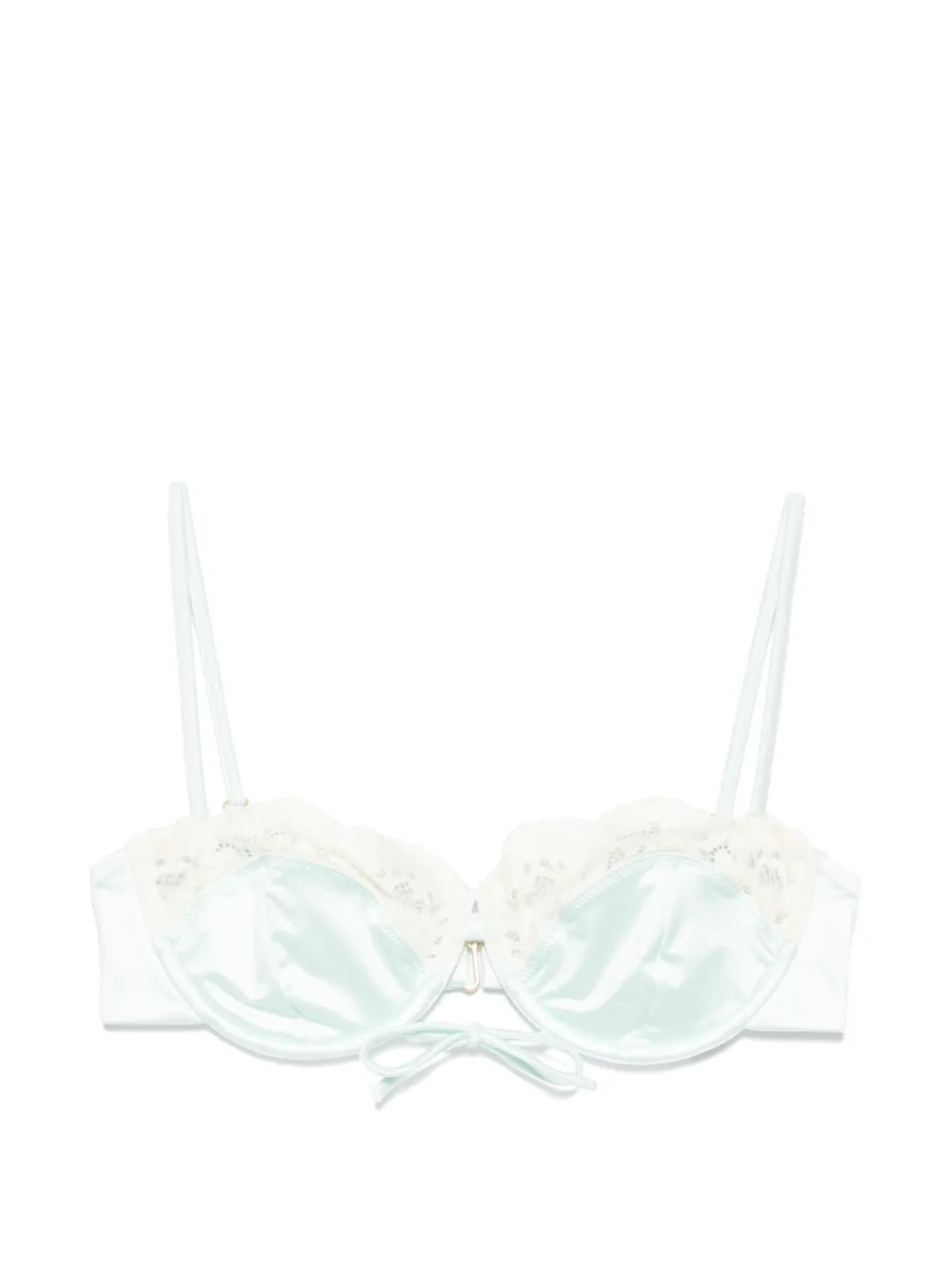 MONTCE x Elsa Hosk Lena bow-detail bikini top - Blu