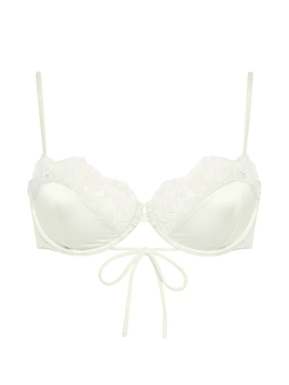 MONTCE x Elsa Hosk Lena bow-detail bikini top - Blau