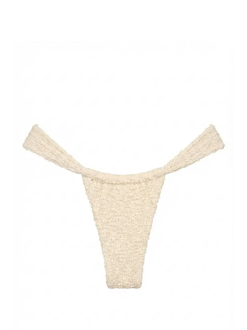 MONTCE textured gathered bikini bottoms - Toni neutri