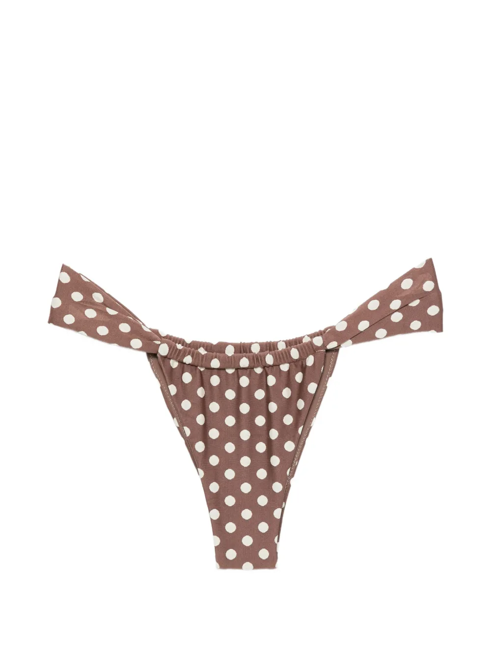 MONTCE Vivian Sandra polka dot bikini bottom - Marrone