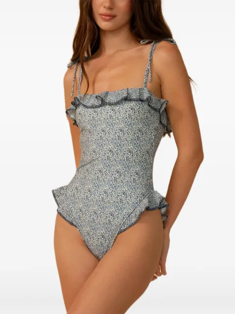 MONTCE Jacelyn ruffled-trim swimsuit