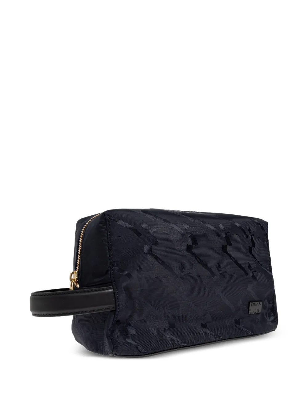  Paul Smith Logo-pattern Wash Bag - Black 
