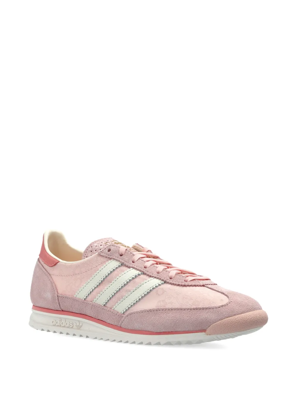 adidas Satijnen sneakers met jacquard Roze