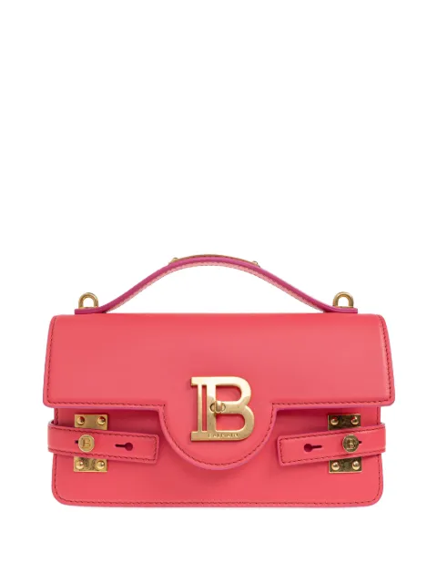 Balmain 24 B-Buzz logo-detail leather cross body bag 