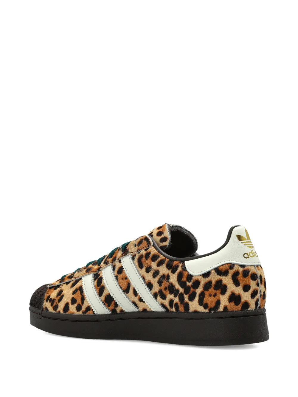 adidas Superstar II sneakers met luipaardprint Bruin